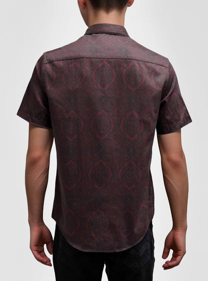 Men's casual short sleeve shirt