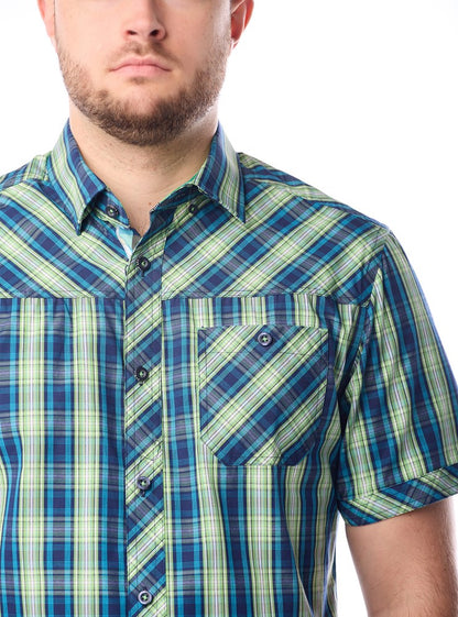 Men's casual short sleeve shirt