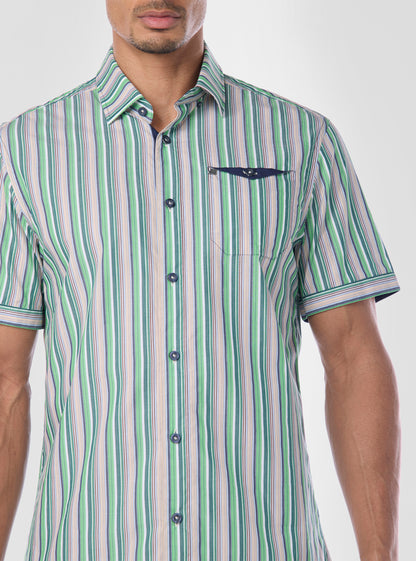 Men's casual short sleeve shirt