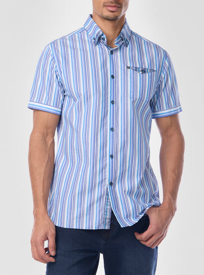 Men's casual short sleeve shirt