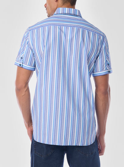 Men's casual short sleeve shirt