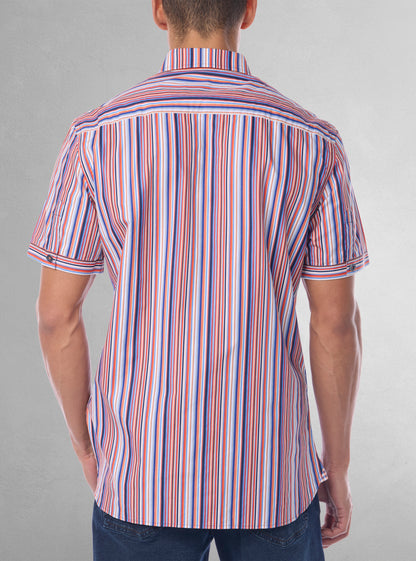 Men's casual short sleeve shirt