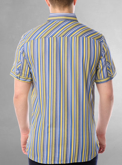 Men's casual short sleeve shirt