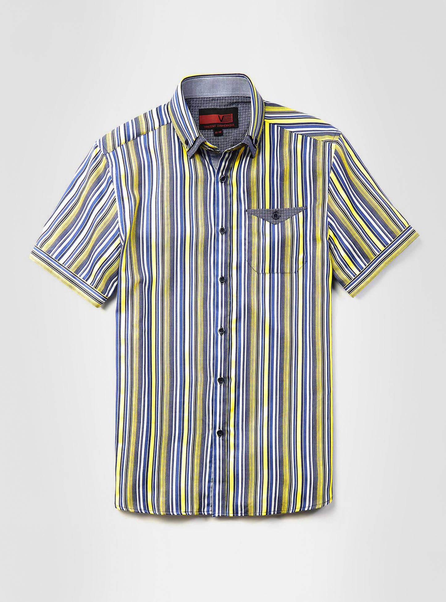 Men's casual short sleeve shirt