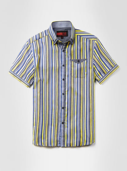 Men's casual short sleeve shirt
