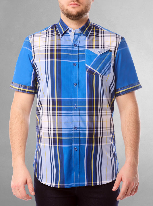 CHEMISE DÉCONTRACTÉE À MANCHES COURTES POUR HOMMES