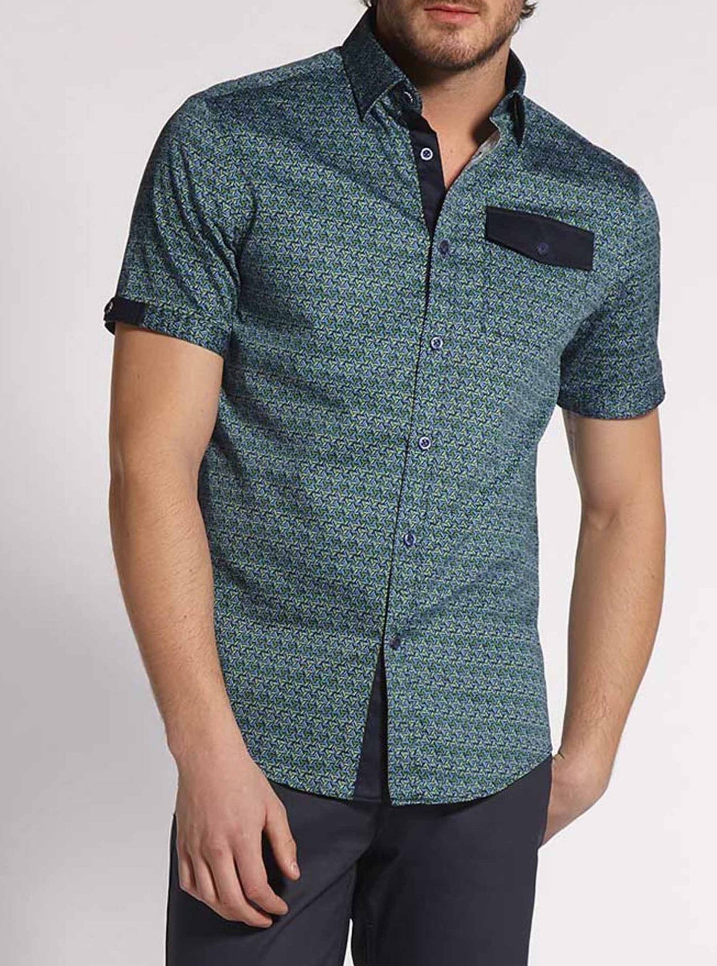 Chemise décontractée à manches longues pour hommes