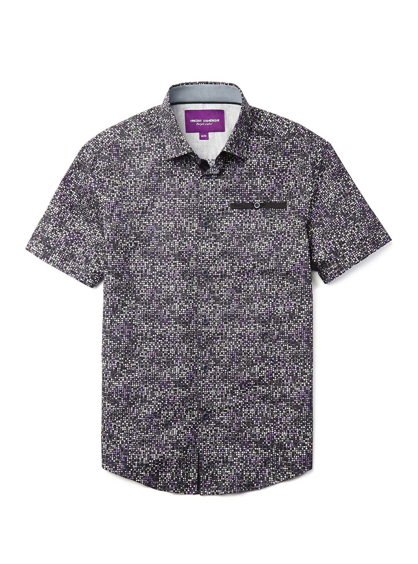 Men's casual short sleeve shirt