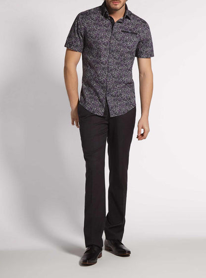 Men's casual short sleeve shirt