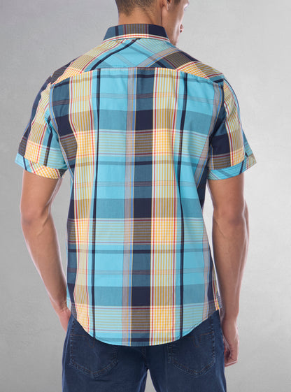 Men's casual short sleeve shirt