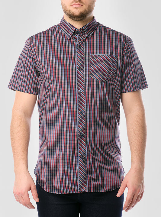 Chemise décontractée à manches courtes pour hommes