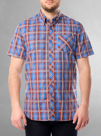 Men's casual short sleeve shirt