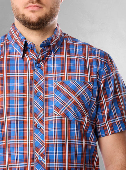 Men's casual short sleeve shirt