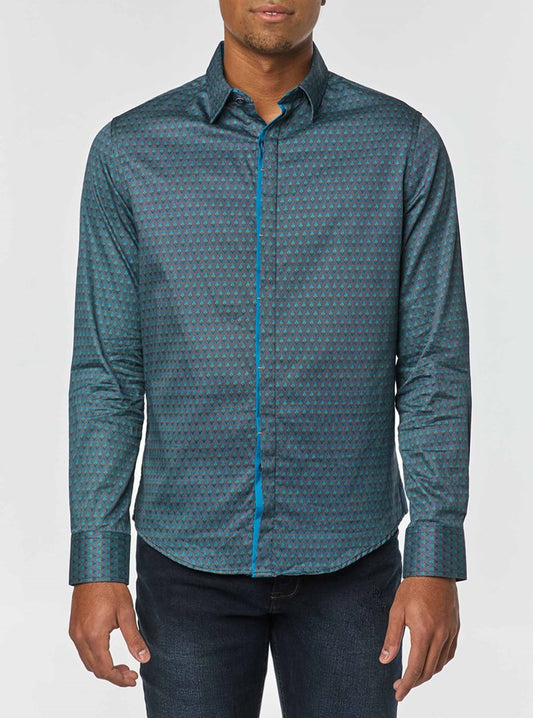 CHEMISE DÉCONTRACTÉE À MANCHES LONGUES POUR HOMMES