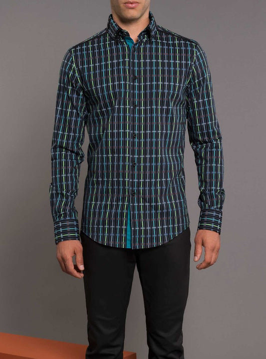 CHEMISE DÉCONTRACTÉE À MANCHES LONGUES POUR HOMMES