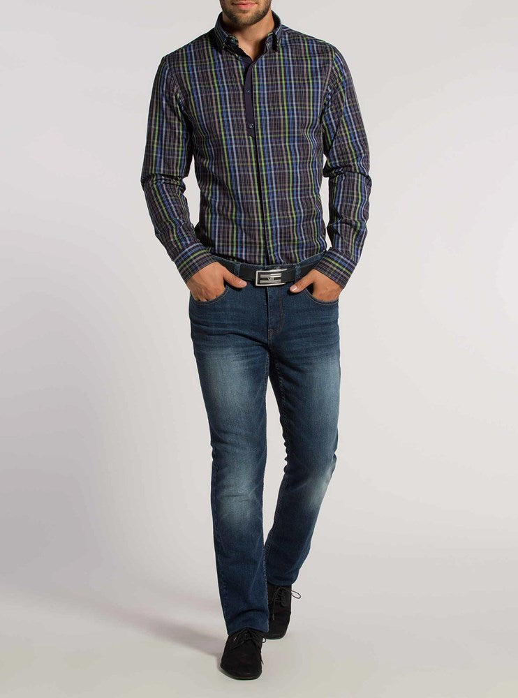 Men's casual long sleeve shirt