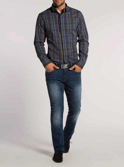 Men's casual long sleeve shirt