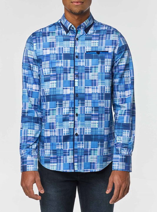 CHEMISE DÉCONTRACTÉE À MANCHES LONGUES POUR HOMMES