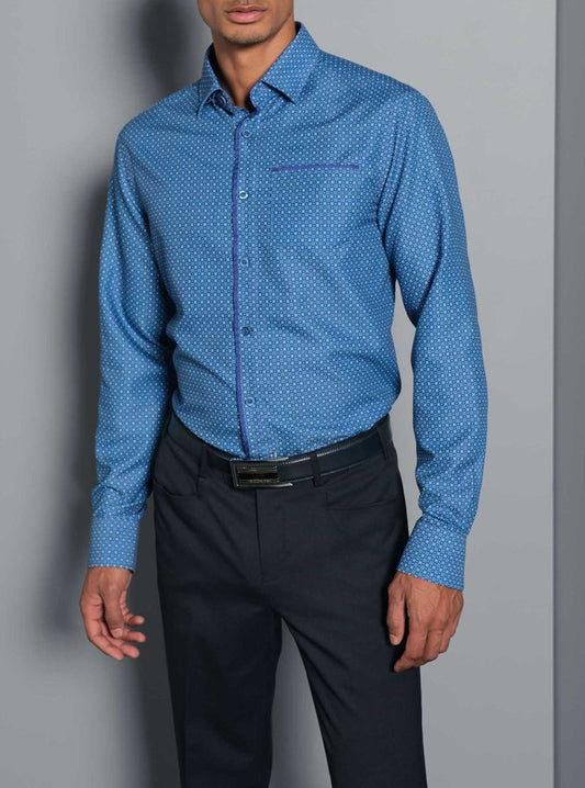 CHEMISE DÉCONTRACTÉE À MANCHES LONGUES POUR HOMMES