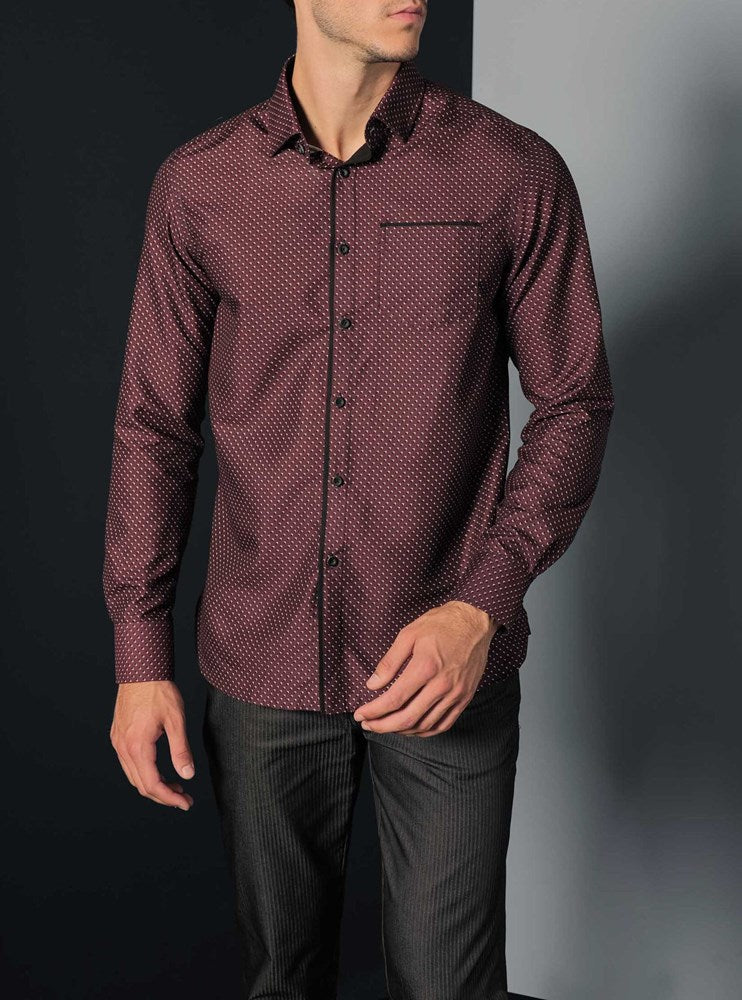 Men's casual long sleeve shirt