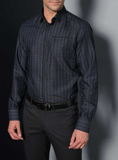 Men's casual long sleeve shirt