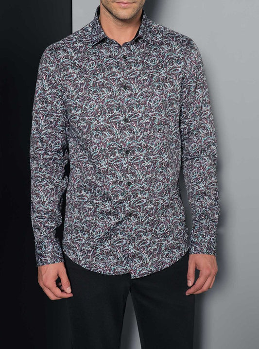 Chemise décontractée à manches longues pour hommes