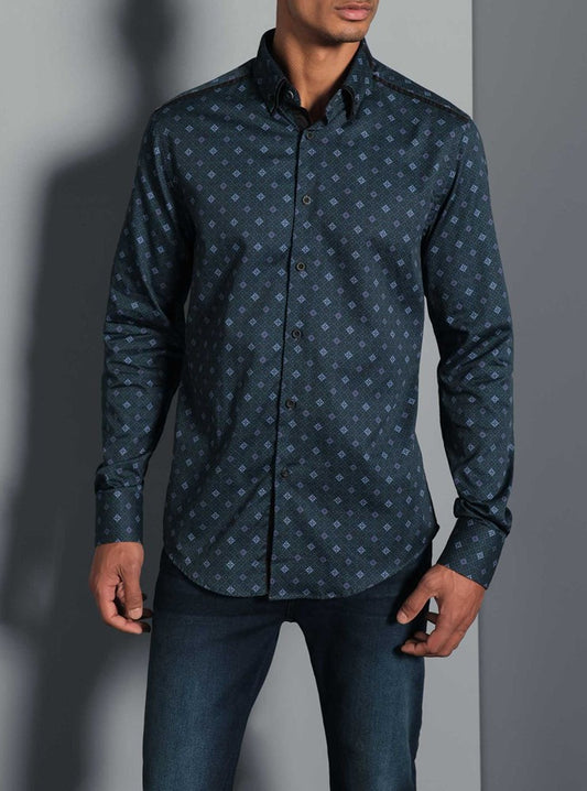 Chemise décontractée à manches longues pour hommes