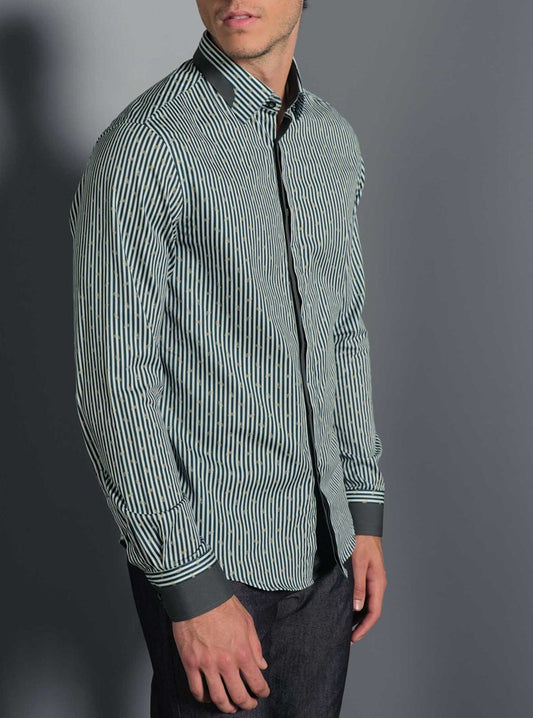 Men's casual long sleeve shirt