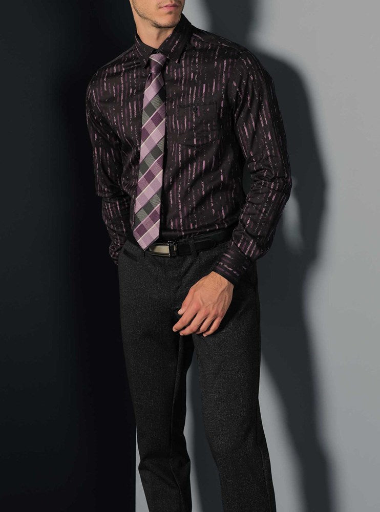 Men's casual long sleeve shirt