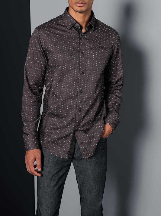 Chemise décontractée à manches longues pour hommes