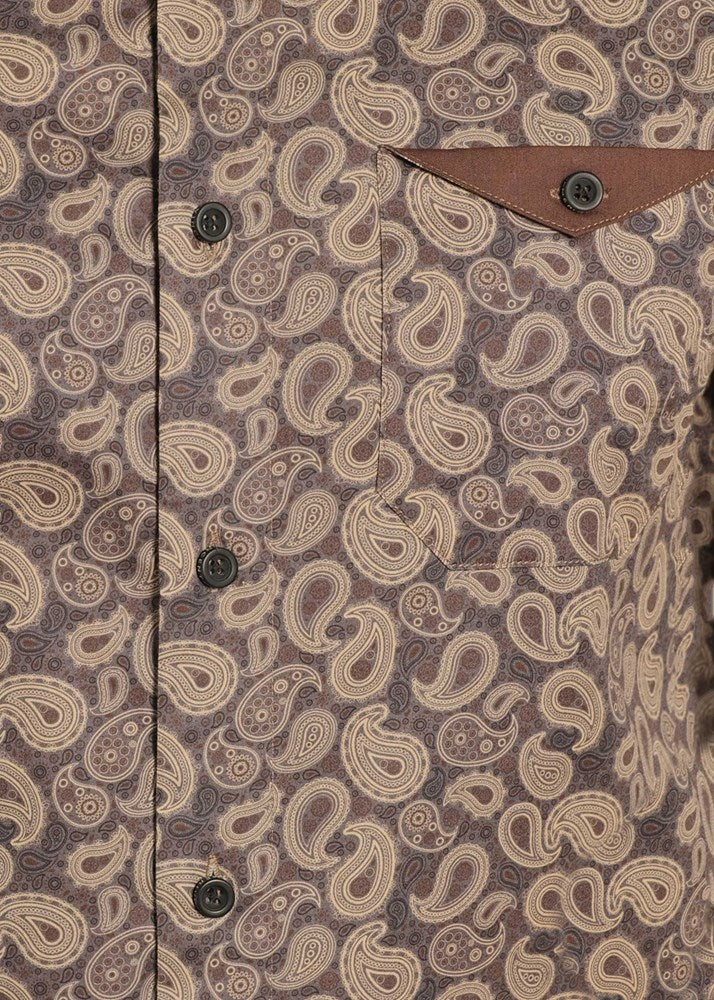 CHEMISE DÉCONTRACTÉE À MANCHES LONGUES POUR HOMMES
