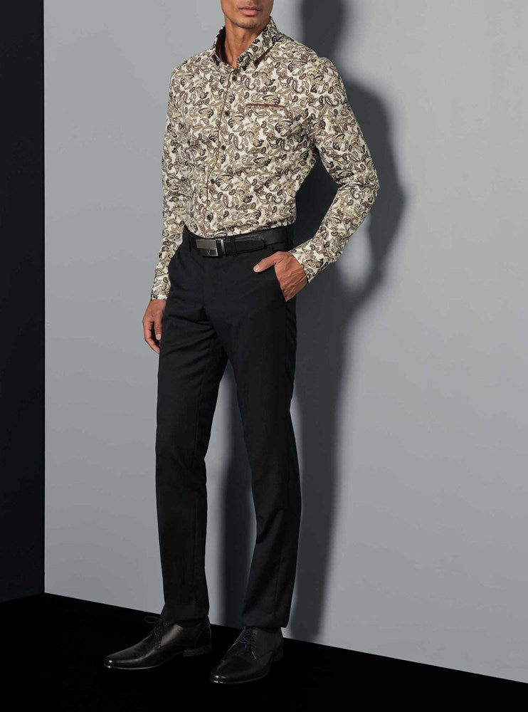 Men's casual long sleeve shirt