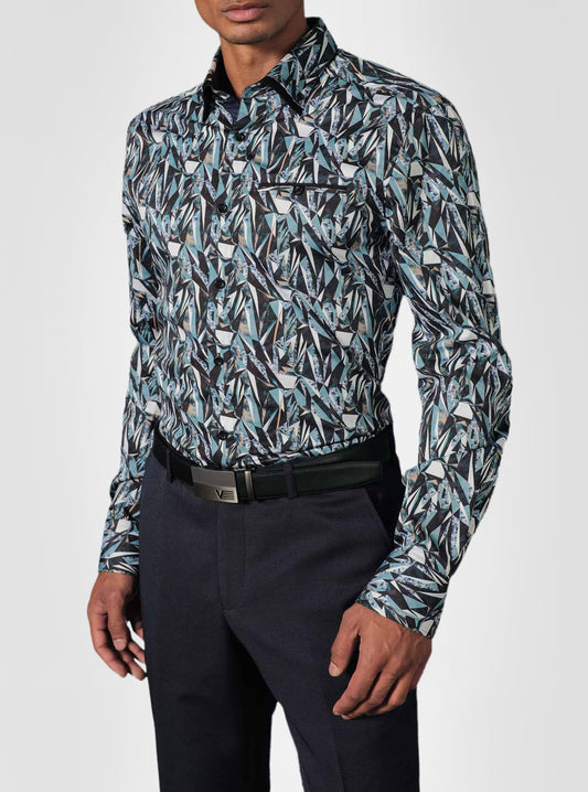 Chemise décontractée à manches longues pour hommes