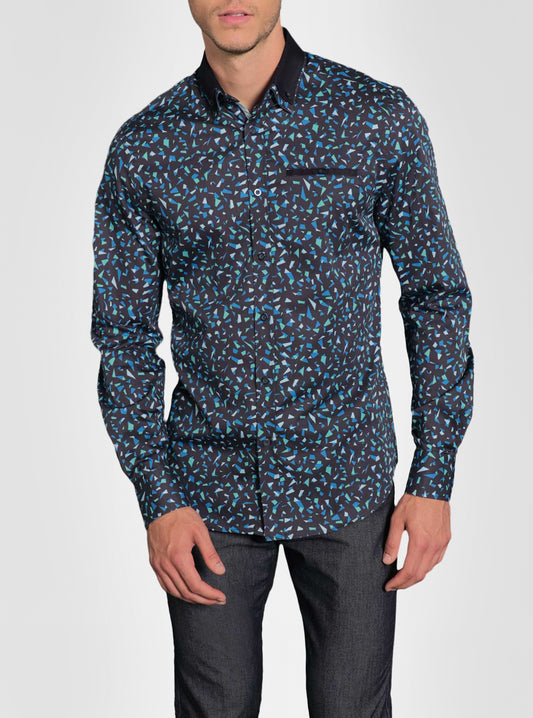 Chemise décontractée à manches longues pour hommes