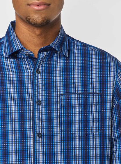 Men's casual long sleeve shirt