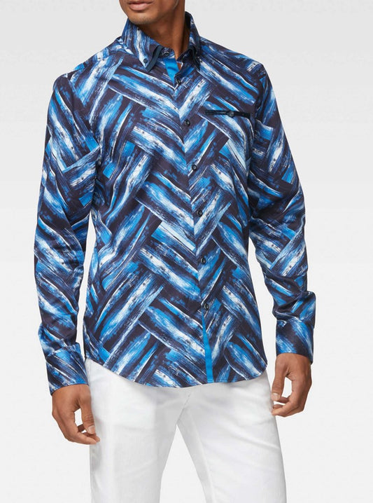 Men's casual long sleeve shirt