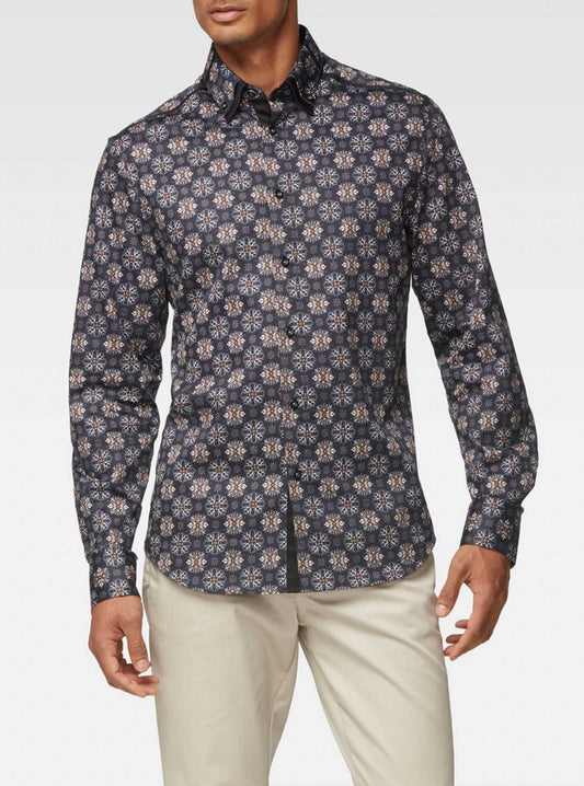 CHEMISE DÉCONTRACTÉE À MANCHES LONGUES POUR HOMMES