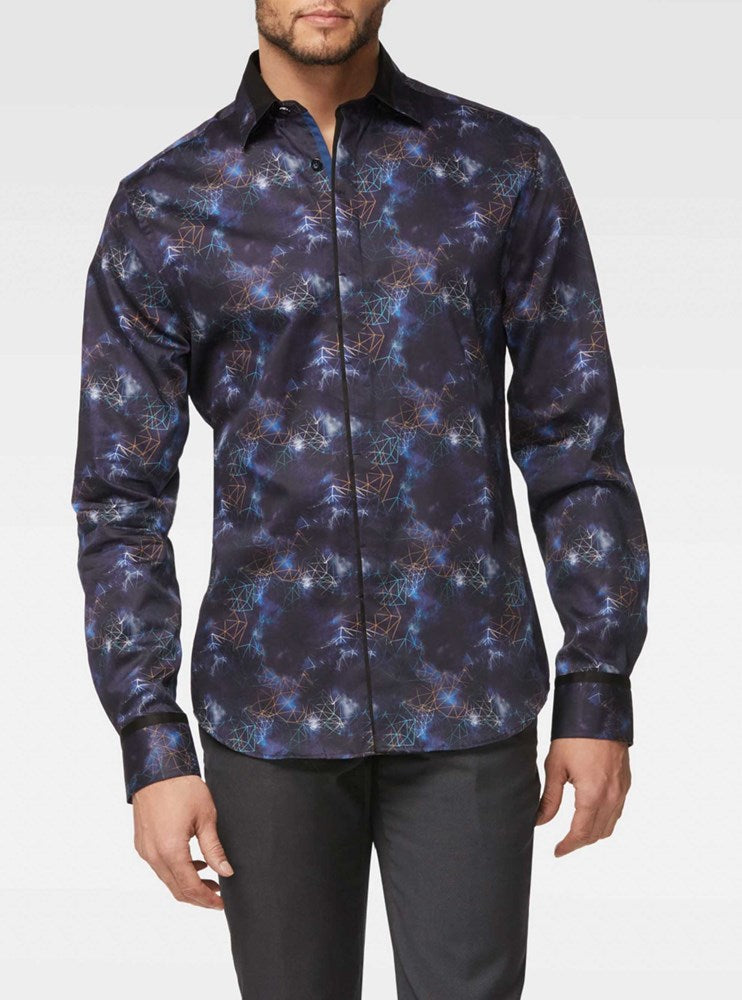 Men's casual long sleeve shirt