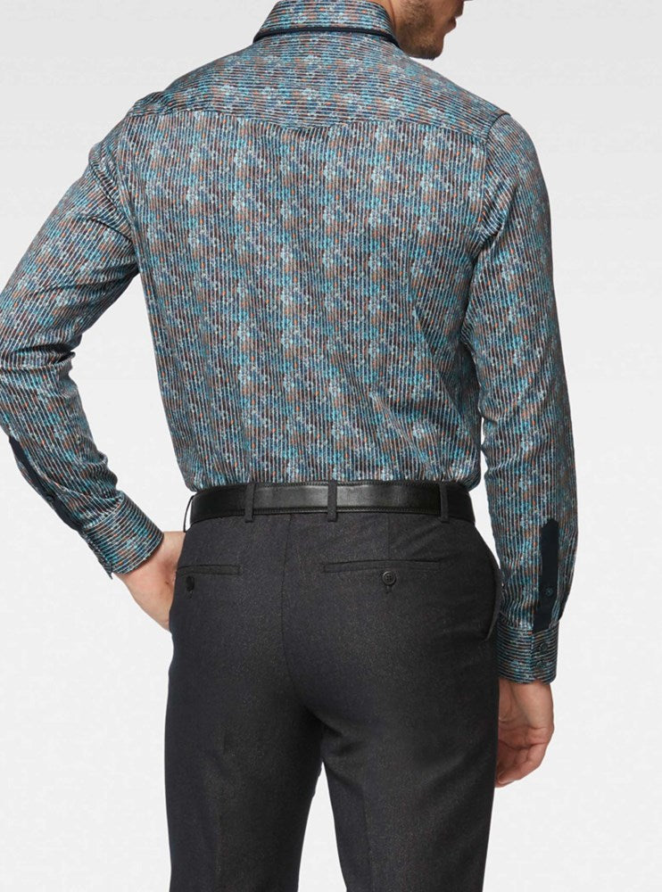 Men's casual long sleeve shirt