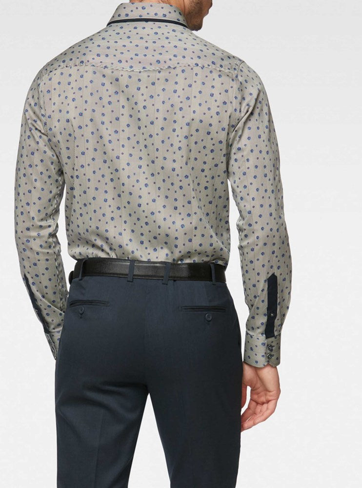 Men's casual long sleeve shirt