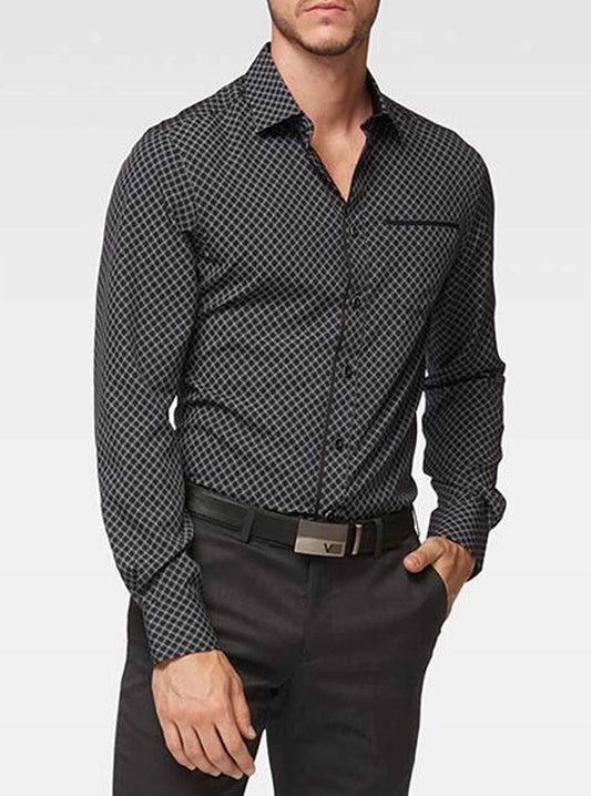 CHEMISE DÉCONTRACTÉE À MANCHES LONGUES POUR HOMMES