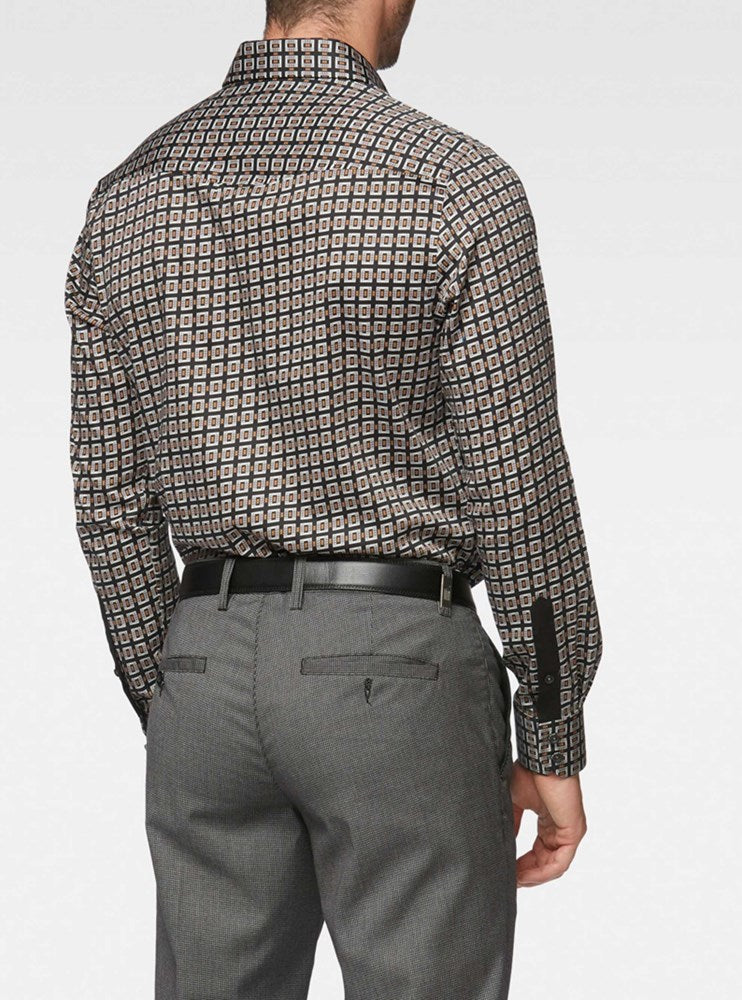 Men's casual long sleeve shirt