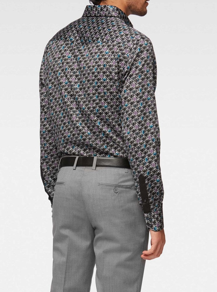 Men's casual long sleeve shirt