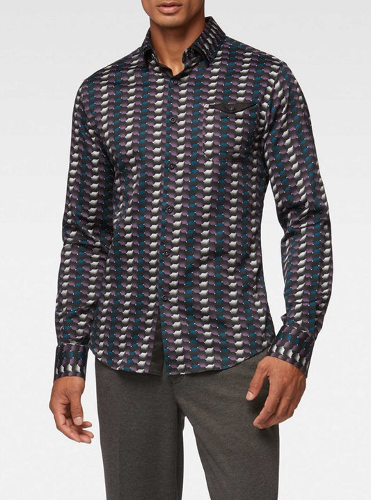 Men's casual long sleeve shirt