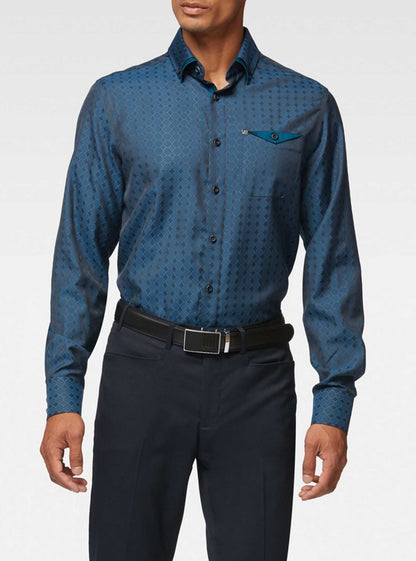 Men's casual long sleeve shirt