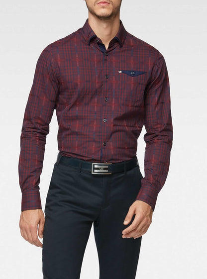 Men's casual long sleeve shirt