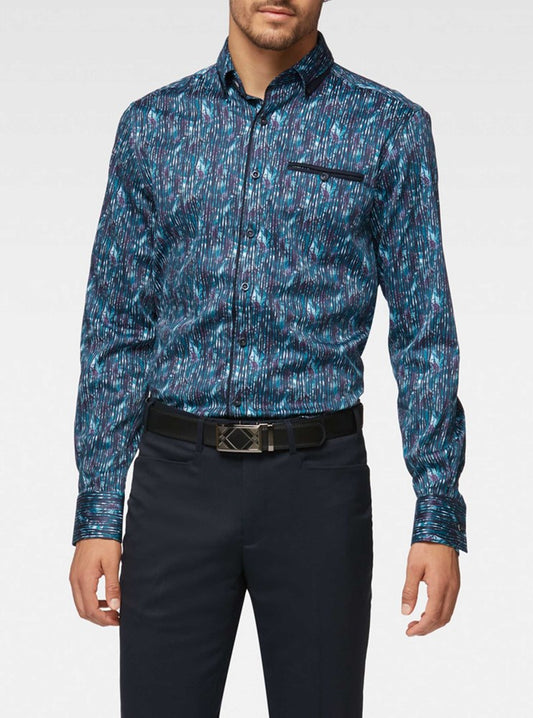 Men's casual long sleeve shirt