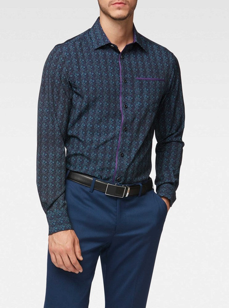 Men's casual long sleeve shirt