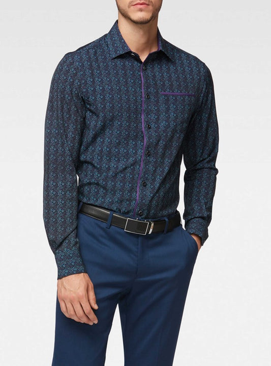 Men's casual long sleeve shirt