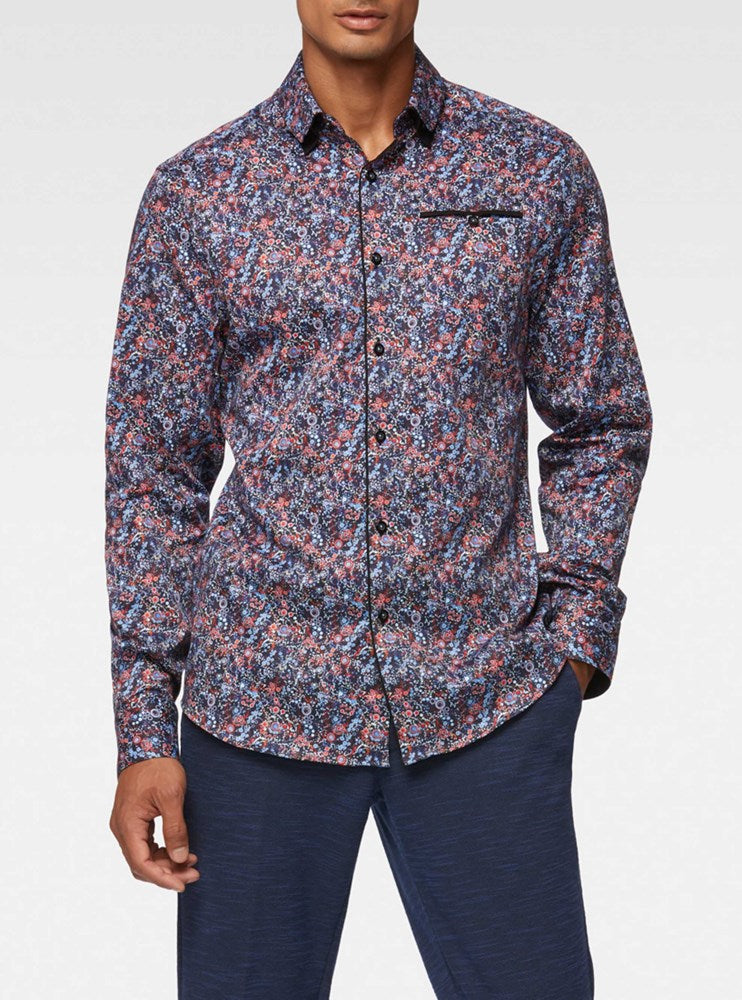CHEMISE DÉCONTRACTÉE À MANCHES LONGUES POUR HOMMES
